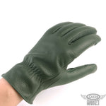 ディアスキングローブ DIN MARKET ディンマーケット DEER SKIN GLOVE レギュラー GMG-08 鹿革 シンプル 街着 スマホ対応 レギュラーリスト 男女兼用 ブラック