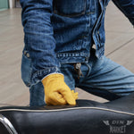 牛革グローブ DIN MARKET ディンマーケット COW HIDE GLOVE GMG-10 牛革 クラシック ヴィンテージ やわらかい スマホ対応 男女兼用 ブラック