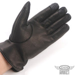 ディアスキングローブ DIN MARKET ディンマーケット DEER SKIN GLOVE Thinsulate GMG-11 鹿革 色落ち防止処理 スマホ対応 やわらかい  男女兼用 ブラック 冬