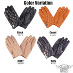 鹿革グローブ DIN MARKET ディンマーケット CLASSIC DIAMOND STITCH ggmc02 鹿革 クラシカル 耐久性 ダイヤステッチ 高級感 男女兼用 ブラック