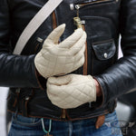 鹿革グローブ DIN MARKET ディンマーケット CLASSIC DIAMOND STITCH ggmc02 鹿革 クラシカル 耐久性 ダイヤステッチ 高級感 男女兼用 ブラック