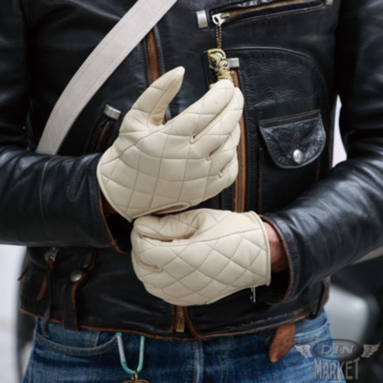 鹿革グローブ DIN MARKET ディンマーケット CLASSIC DIAMOND STITCH ggmc02 鹿革 クラシカル 耐久性 ダイヤステッチ 高級感 男女兼用 ブラック