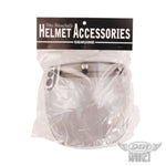 バイク用品 DIN MARKET ディンマーケット 開閉式バブルシールド FLIP UP BUBBLE SHIELD ヘルメット オプション品  3点留め