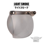 バイク用品 DIN MARKET ディンマーケット 開閉式バブルシールド FLIP UP BUBBLE SHIELD ヘルメット オプション品  3点留め
