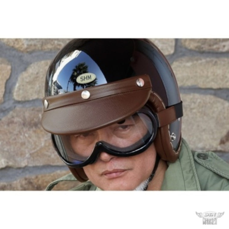 DIN MARKET｜ホースレザーバイザー｜SHM HORSE LEATHER VISOR