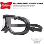 バイク用品 DIN MARKET ディンマーケット ヴィンテージゴーグルスタンダード 60's VINTAGE GOGGLE STANDARD 3/5inch ヘルメット メガネ