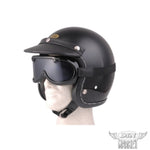 バイク用品 DIN MARKET ディンマーケット ヴィンテージゴーグルレザー 60's VINTAGE GOGGLE LEATHER 1inch ヘルメット メガネ