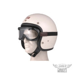 バイク用品 DIN MARKET ディンマーケット ヴィンテージゴーグルレザー 60's VINTAGE GOGGLE LEATHER 1inch ヘルメット メガネ