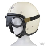 バイク用品 DIN MARKET ディンマーケット ヴィンテージゴーグルレザー 60's VINTAGE GOGGLE LEATHER 1inch ヘルメット メガネ
