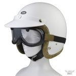 バイク用品 DIN MARKET ディンマーケット ヴィンテージゴーグルレザー 60's VINTAGE GOGGLE LEATHER 1inch ヘルメット メガネ