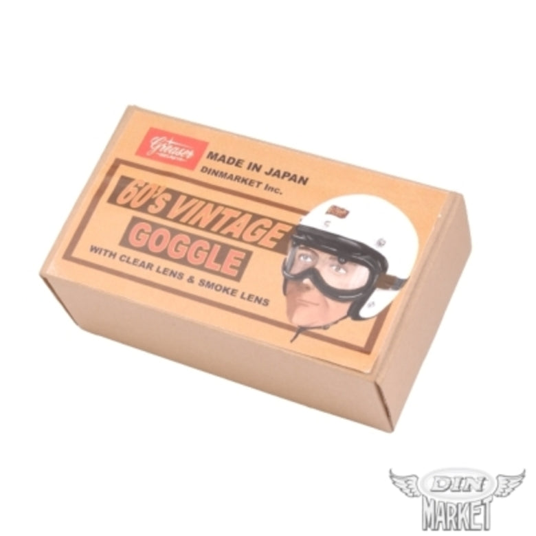 DIN MARKET ヴィンテージゴーグルレザー 60s VINTAGE GOGGLE LEATHER
