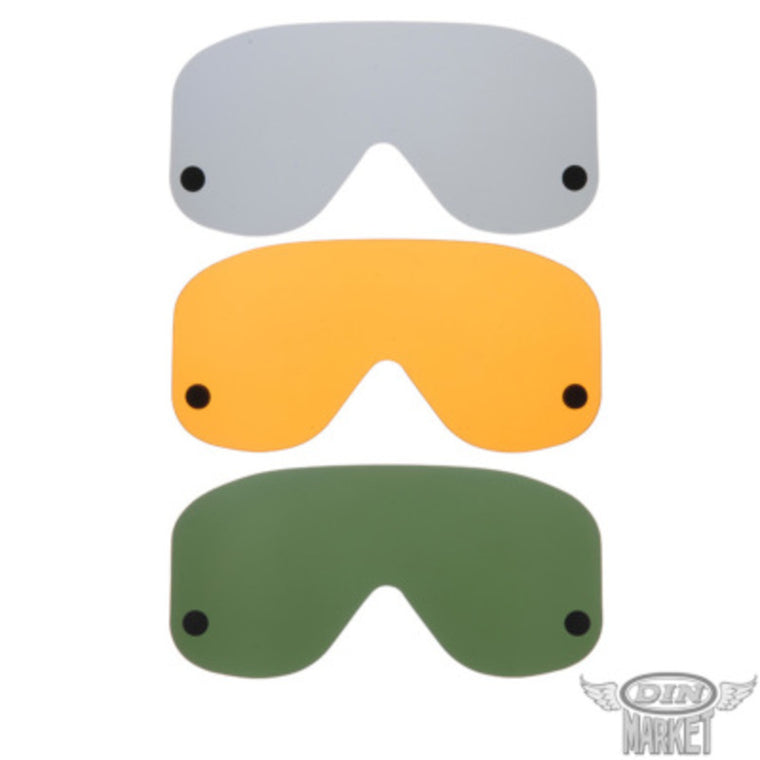 バイク用品 DIN MARKET ディンマーケット オートバイ用ゴーグル baruffaldi SPEED4 Green Wood(3レンズ) ヘルメット メガネ