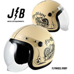 RIDEZ｜バイク用ジェットヘルメット｜JB HELMET FLYWHEEL
