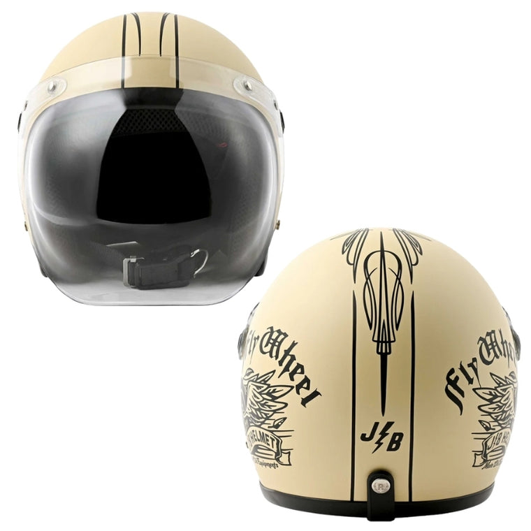 RIDEZ｜バイク用ジェットヘルメット｜JB HELMET FLYWHEEL