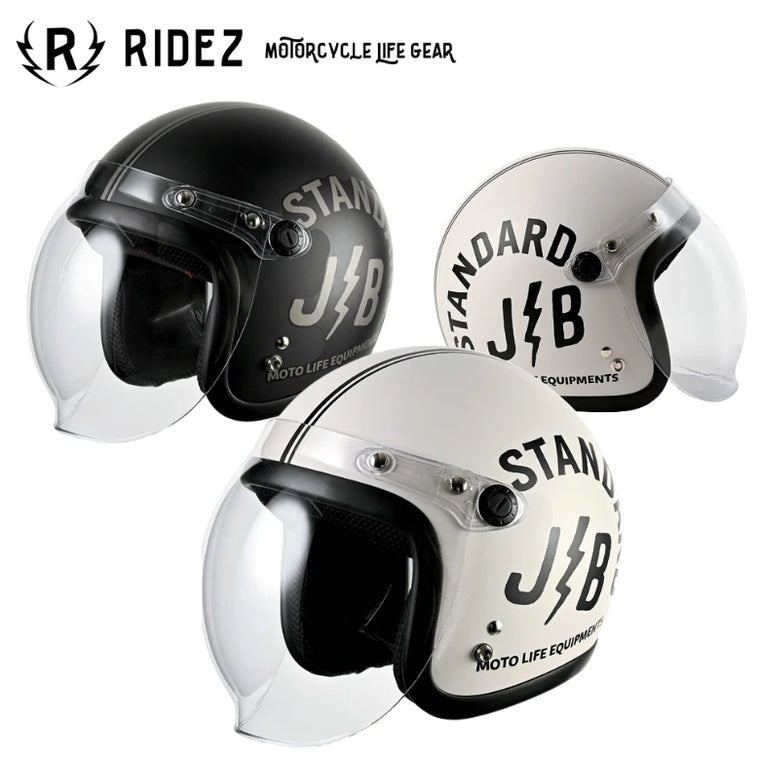 RIDEZ｜バイク用ジェットヘルメット｜JB HELMET STANDARD