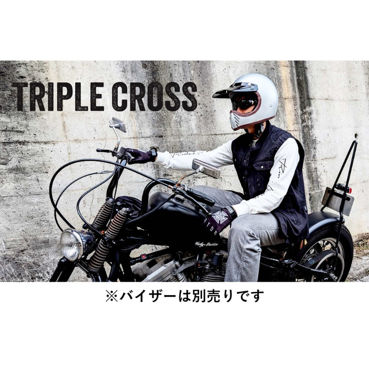 RIDEZ｜バイク用フルフェイスヘルメット｜TRIPLE CROSS