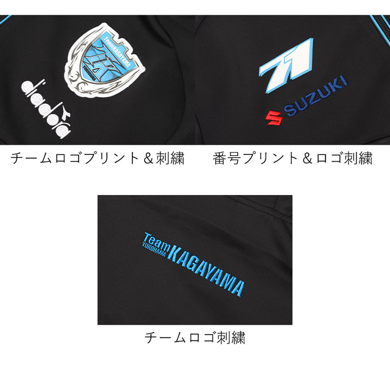 【diadora】diadora　ディアドラ チームKAGAYAMA アパレル TKレプリカパーカージャケット DTK1113 DTK1113