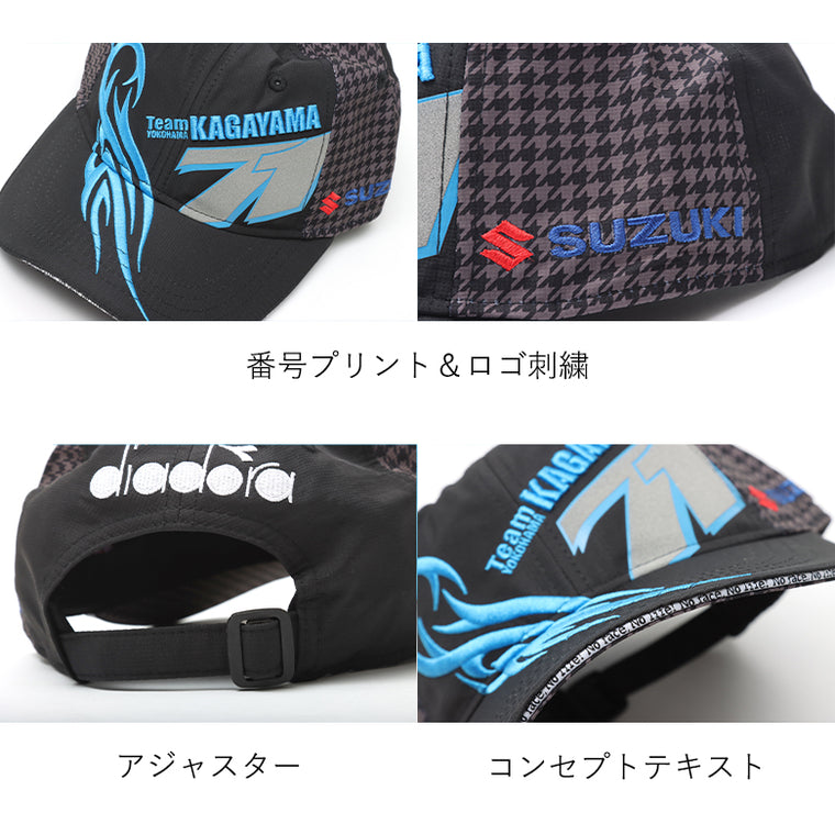 【diadora】diadora　ディアドラ チームKAGAYAMA アパレル キャップ DTK1710 DTK1710