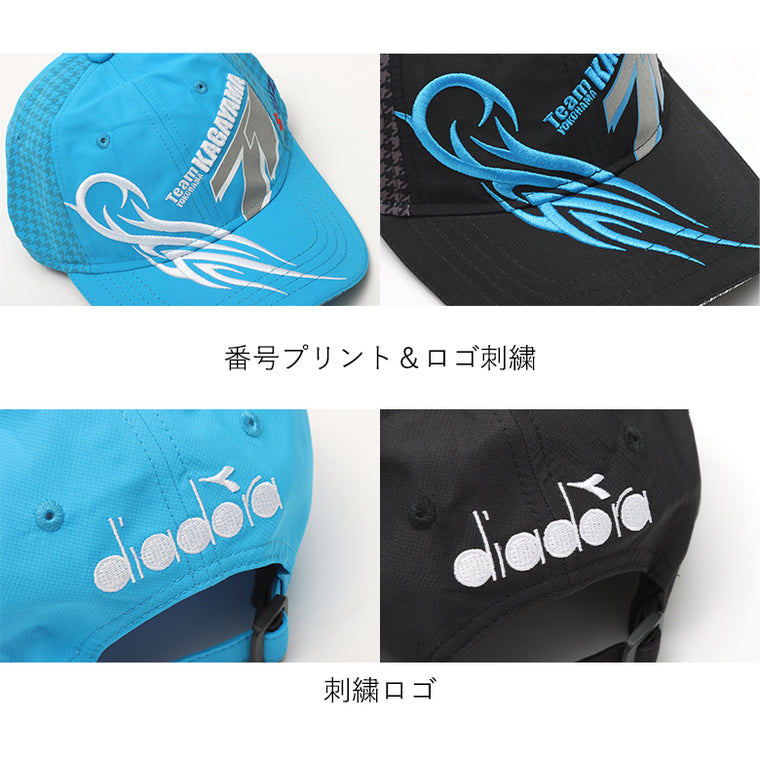 【diadora】diadora　ディアドラ チームKAGAYAMA アパレル キャップ DTK1710 DTK1710
