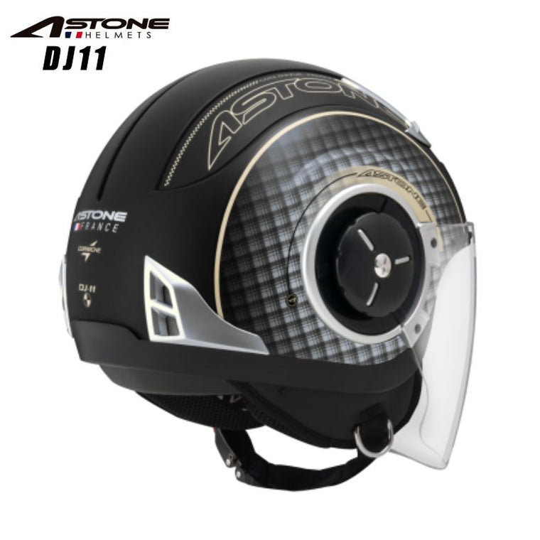 ASTONE ジェットヘルメット DJ11 マットブラック SS11 IVORY