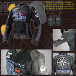 【KOMINE】【コミネ】【MJ-001 ライディングレザーメッシュジャケット】17-001