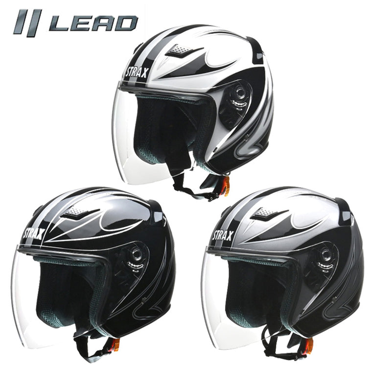 【LEAD MOTORCYCLE GEAR】オープンフェイスジェットヘルメット【STRAX SJ-9】