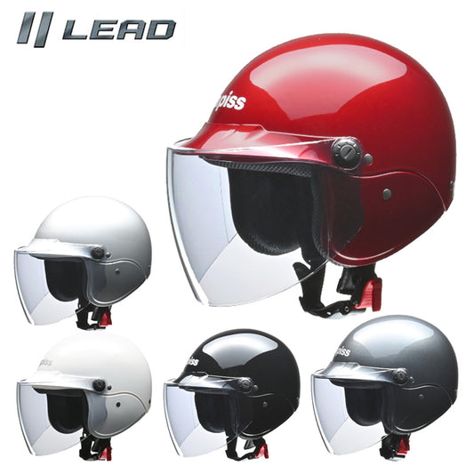 【LEAD MOTORCYCLE GEAR】セミジェットヘルメット【apiss AP-603】