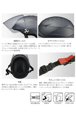 【LEAD MOTORCYCLE GEAR】ハーフヘルメット【SERIO RE-41】