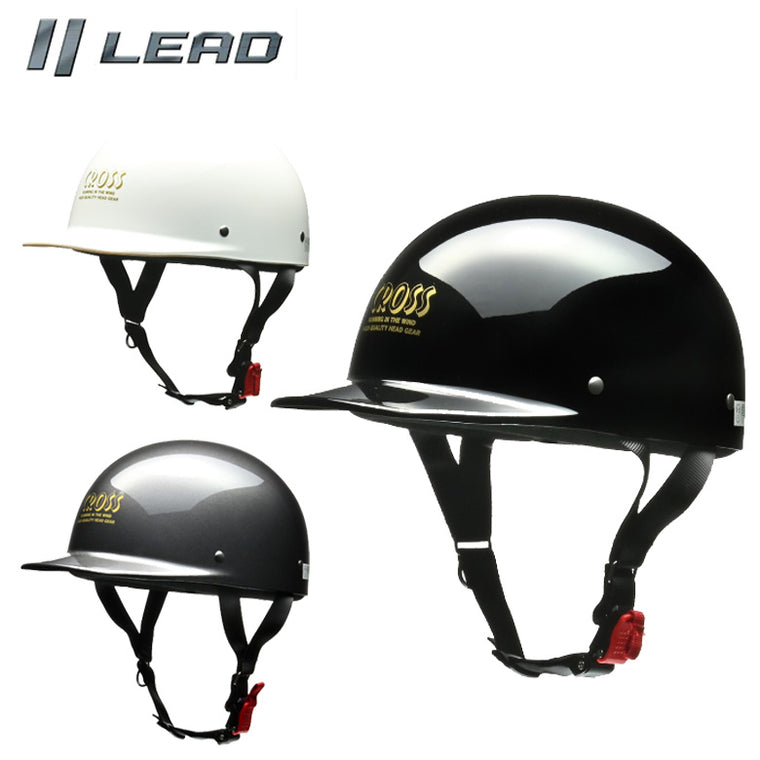 【LEAD MOTORCYCLE GEAR】ハーフヘルメット【CROSS CR-680】