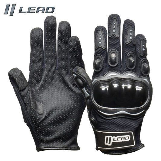 【LEAD MOTORCYCLE GEAR】ナックルガードストレッチグローブ【GN-007A】