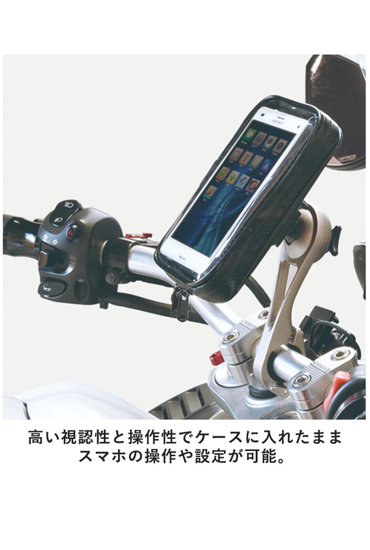 【LEAD MOTORCYCLE GEAR】スマホケースL【KS-211A】