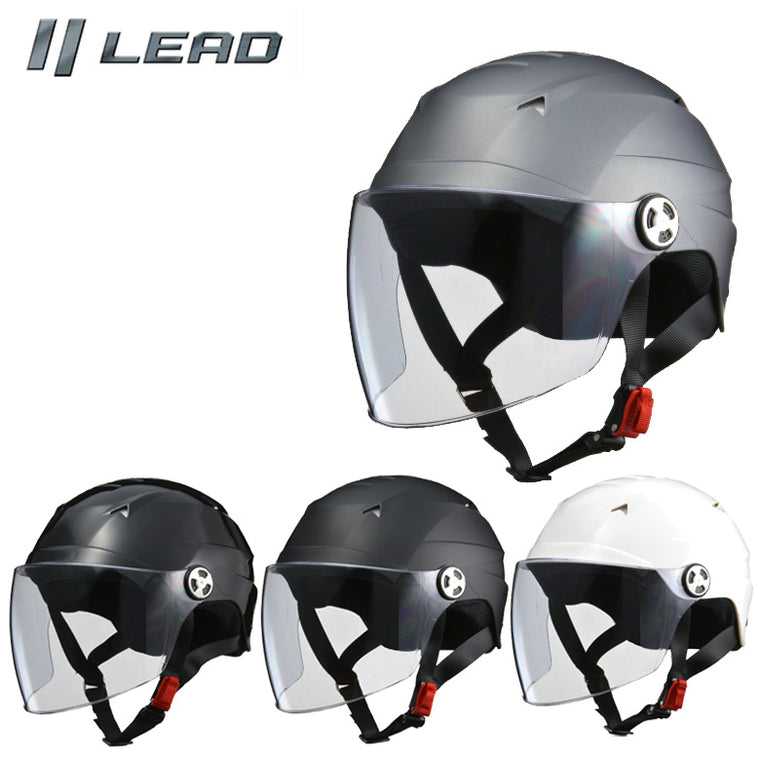 【LEAD MOTORCYCLE GEAR】ハーフヘルメット【SERIO RE-40】