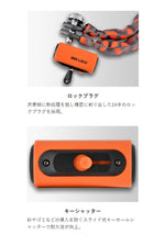 バイク用品 LEAD MOTORCYCLE GEAR リード工業 パッドロック LZ-802A 盗難防止 セキュリティ 安全性 頑丈   オレンジ