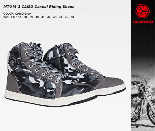 SCOYCO(スコイコ) 迷彩カジュアルライディングシューズ MT016-2 CAMO
