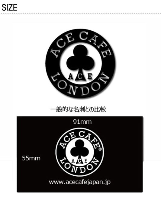 ACE CAFE LONDON デカール サークル 50 （2枚入） ACE-N015DE