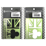 ACE CAFE LONDON デカール ステッカー ユニオンジャック＆クラブ ACE-N009DE