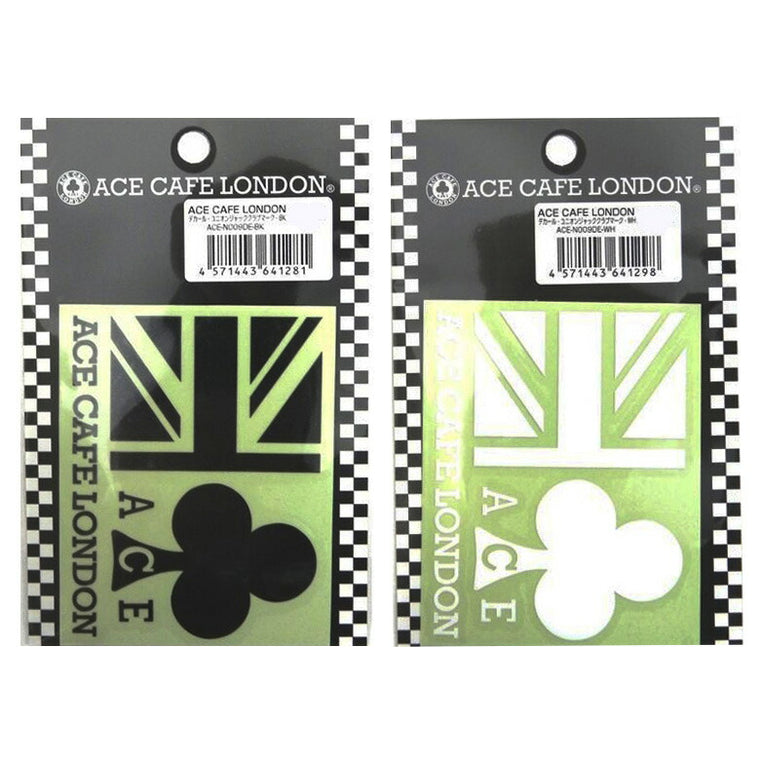 ACE CAFE LONDON デカール ステッカー ユニオンジャック＆クラブ ACE-N009DE