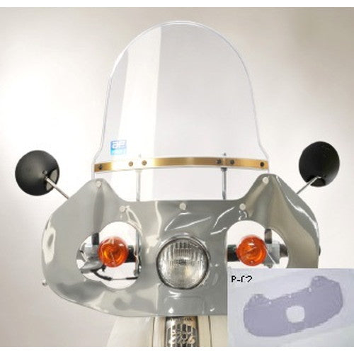 旭風防 ポピュラー1D PD-02 ウインドシールド プレスカブ用 CJ品番：2010003 メーカー品番：PD-02