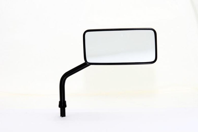 TANAX タナックス ナポレオン カスタムスクエアーミラー ブラック シルバー鏡 10mm 左 カタログ品番：P054-0885 メーカー品番：AC-104-10L