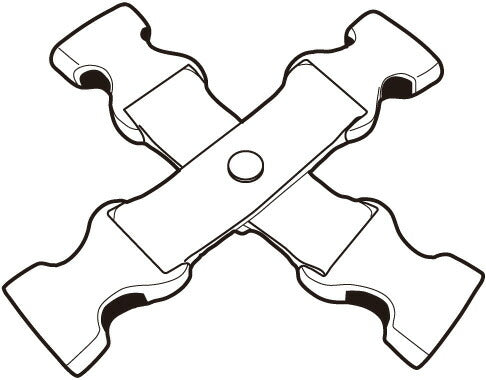 モトフィズ MOTOFIZZ セツゾクバックル カタログ品番：P036-5849 メーカー品番：MP-124