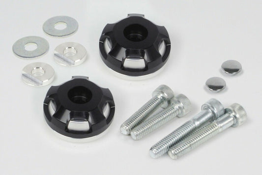 スペシャルパーツタケガワ｜SP武川 2ピースバーエンド （SLV／BLK） PCX／GROM／CROSS CUB等｜06-01-0387