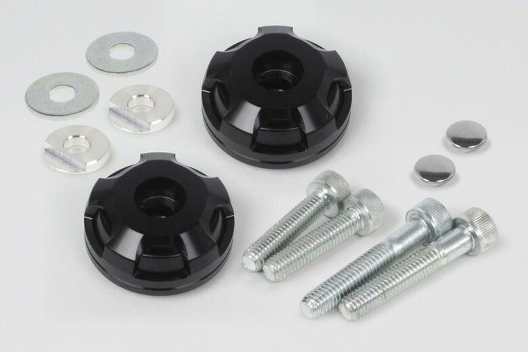 スペシャルパーツタケガワ｜SP武川 2ピースバーエンド （BLK／BLK） PCX／GROM／CROSS CUB等｜06-01-0389