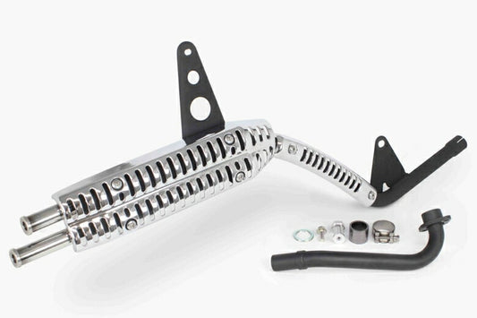 スペシャルパーツタケガワ｜SP武川 スクランブラーマフラー リフトアップ スーパーカブ110／クロスカブ110（JA10／JA44／JA45）｜04-02-0335