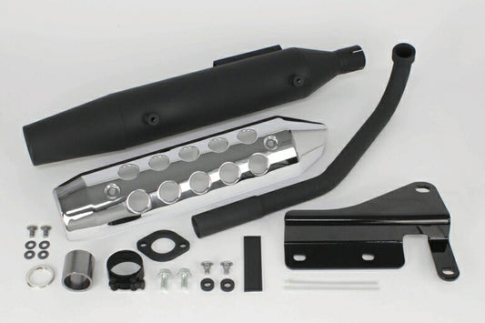 スペシャルパーツタケガワ｜SP武川 SSSマフラー（メッキプロテクター） C125（2BJ-JA48／2BJ-JA58）｜04-02-0358