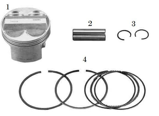 スペシャルパーツタケガワ｜SP武川 DOHC PISTON KIT 88cc モンキー・ゴリラ FNo.Z50J-1600008-｜01-02-6010