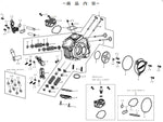 スペシャルパーツタケガワ｜SP武川 Sヘッド4Valve（＋R）ヘッドキット Monkey（コンプリート専用／4SM）｜01-03-0122