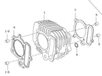 スペシャルパーツタケガワ｜SP武川 CYLINDER KIT （4SM／123cc） エンジンコンプリート専用（SuperHead 4-Valve ＋R）｜01-04-8305