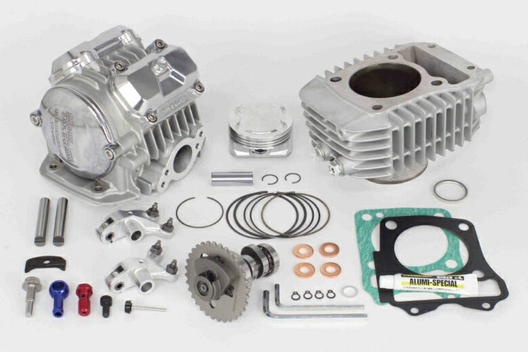 スペシャルパーツタケガワ｜SP武川 S.Head4V＋Rボアアップ181cc （シルバー）GROM／MSX125・SF／モンキー125（JC61・JC75／JB02）｜01-05-0173