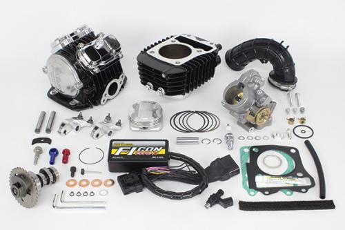 スペシャルパーツタケガワ｜SP武川 Sヘッド4V＋R（5軸ポート加工） コンボキット181ccGROM（JC75-1000001-） （TYPE-X／BTB付）｜01-05-0600