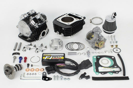 スペシャルパーツタケガワ｜SP武川 Sヘッド4V＋R（5軸ポート加工） コンボキット181ccモンキー125（JB02-1000001-） （TYPE-X／BTB付）｜01-05-0601